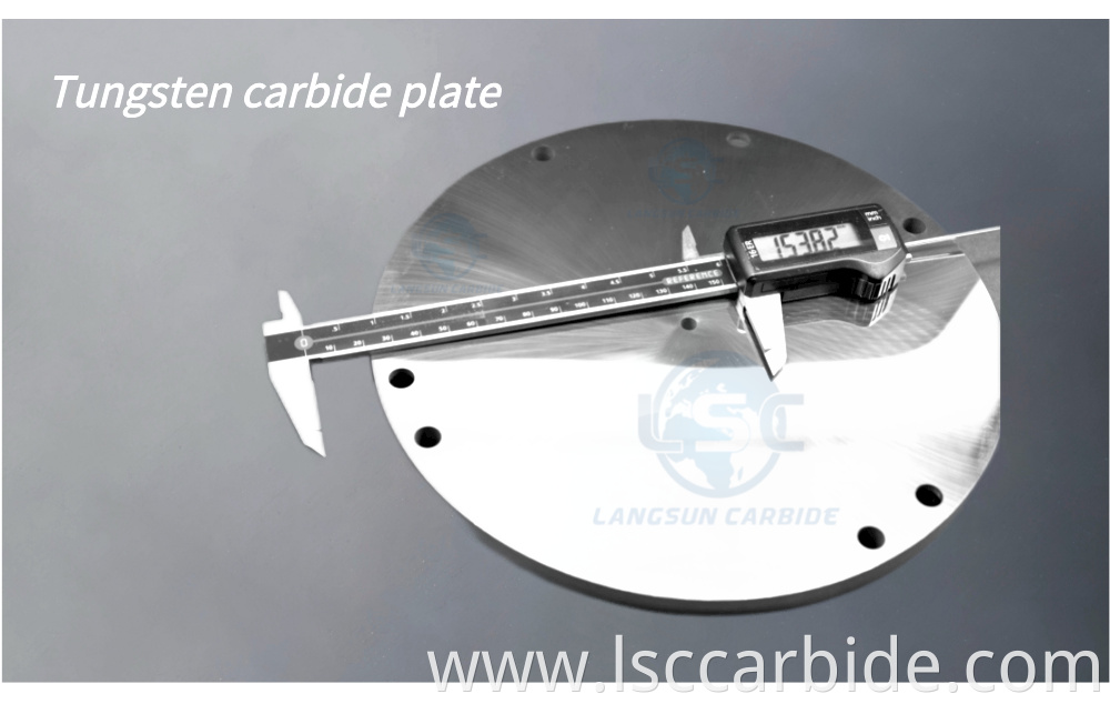 Tungsten carbide plates